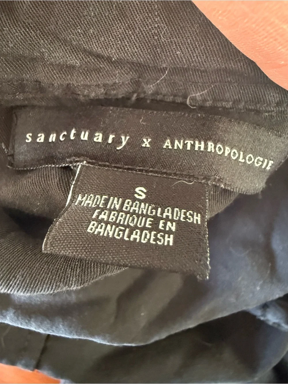 Anthropologie Sanctuary Women’s Small‎ Black Renewal Utility Jumpsuit